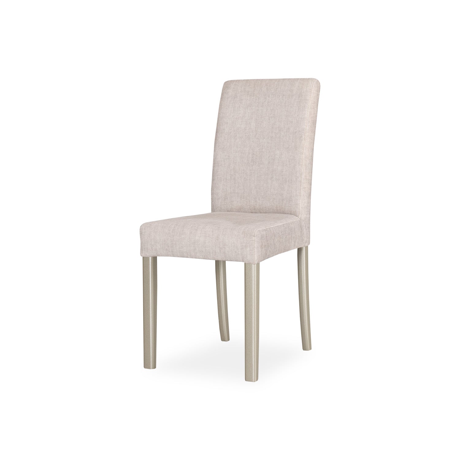 Comedor 4 Puestos Line Velvet Azafran Crudo, Champaña