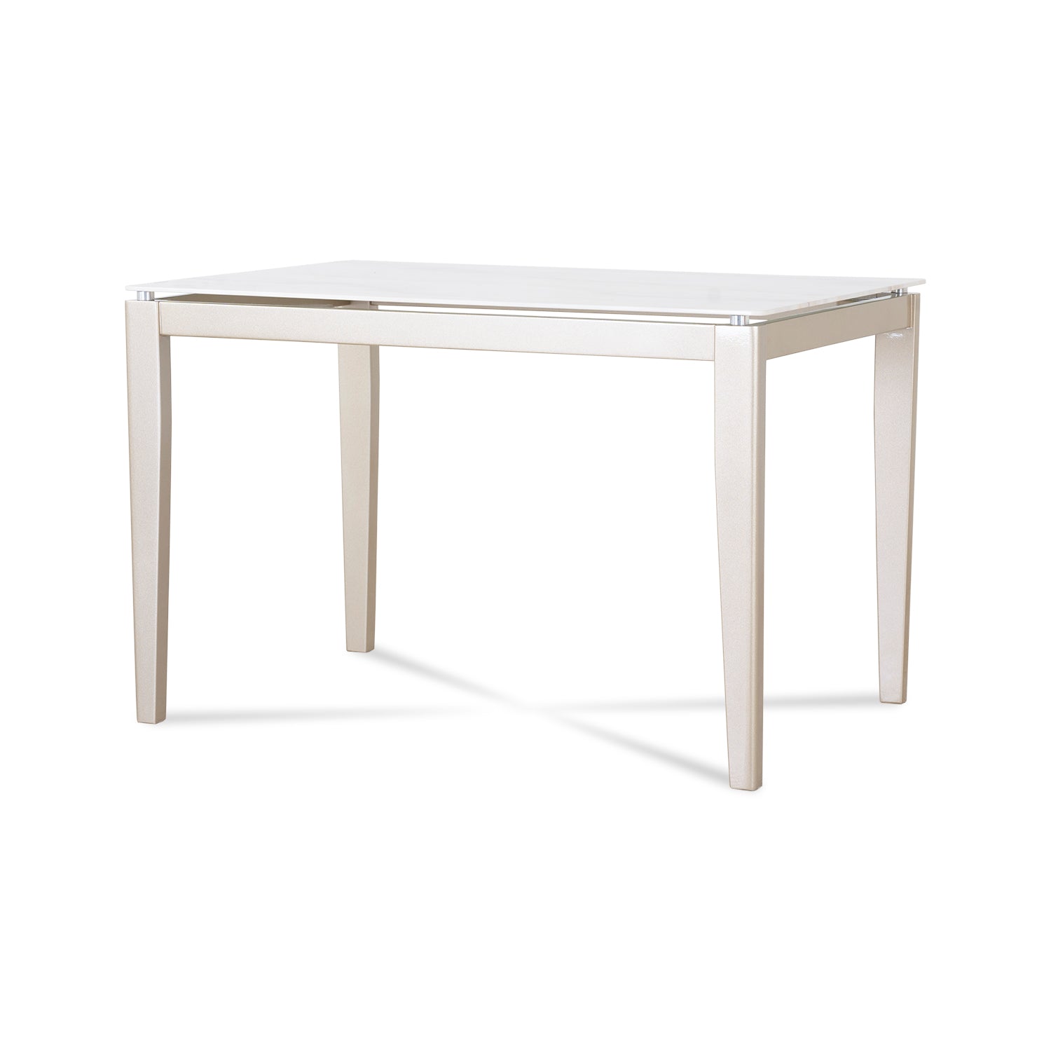 Comedor 6 Puestos Agnes Eurolino Perla, Champaña