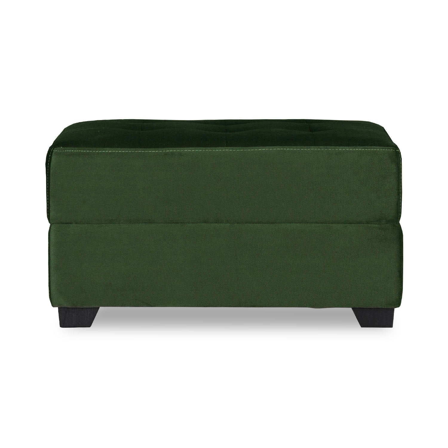 Puff Metz Velvet London Verde, Negro