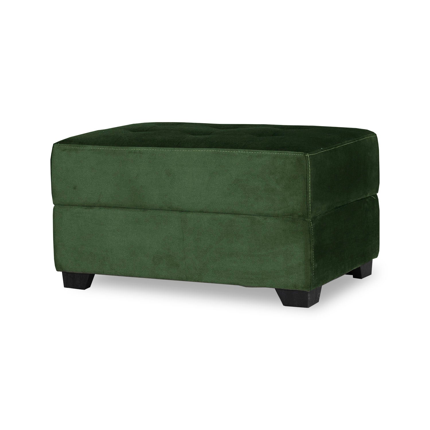 Puff Metz Velvet London Verde, Negro