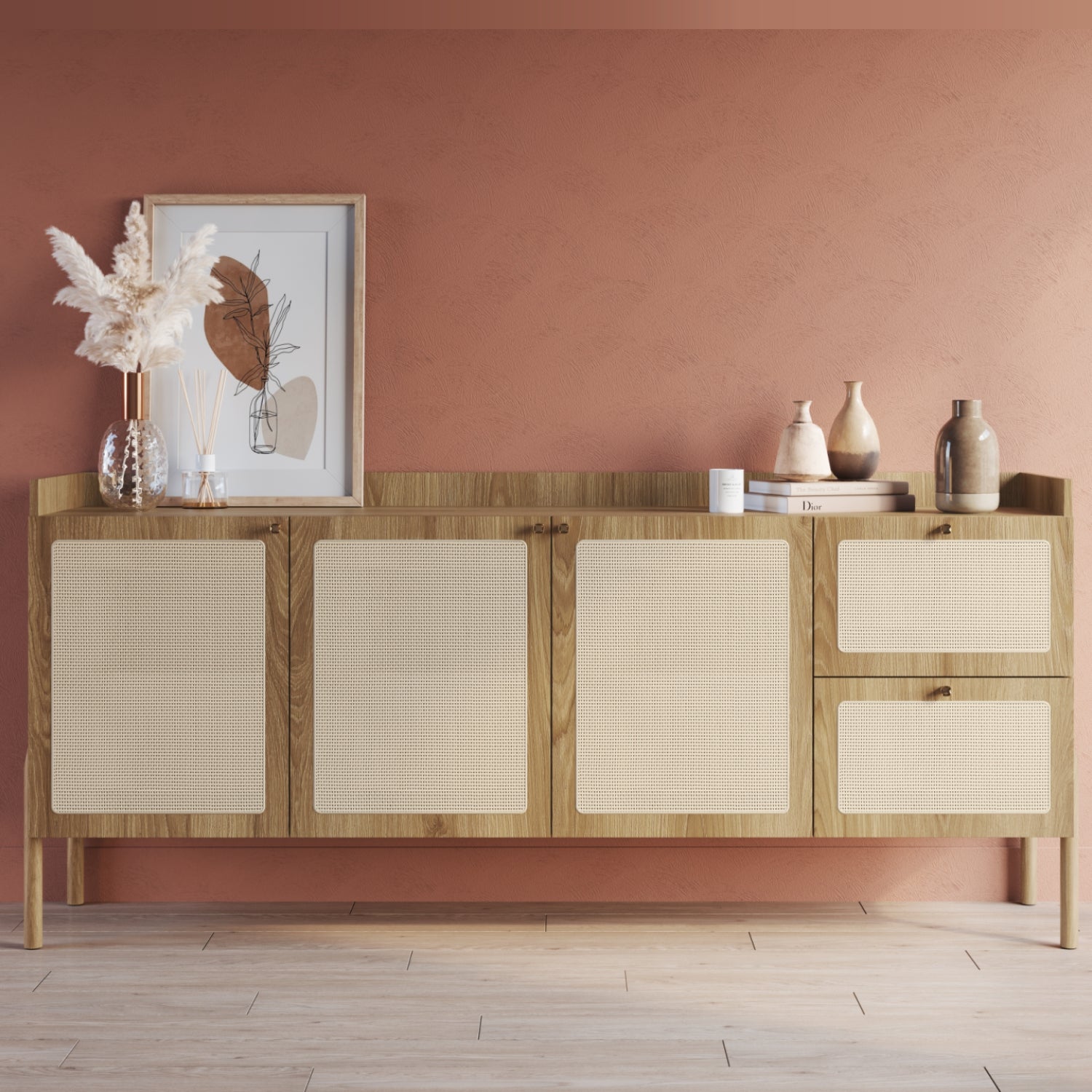 Bifé Santorini Natural, Tejido Premium