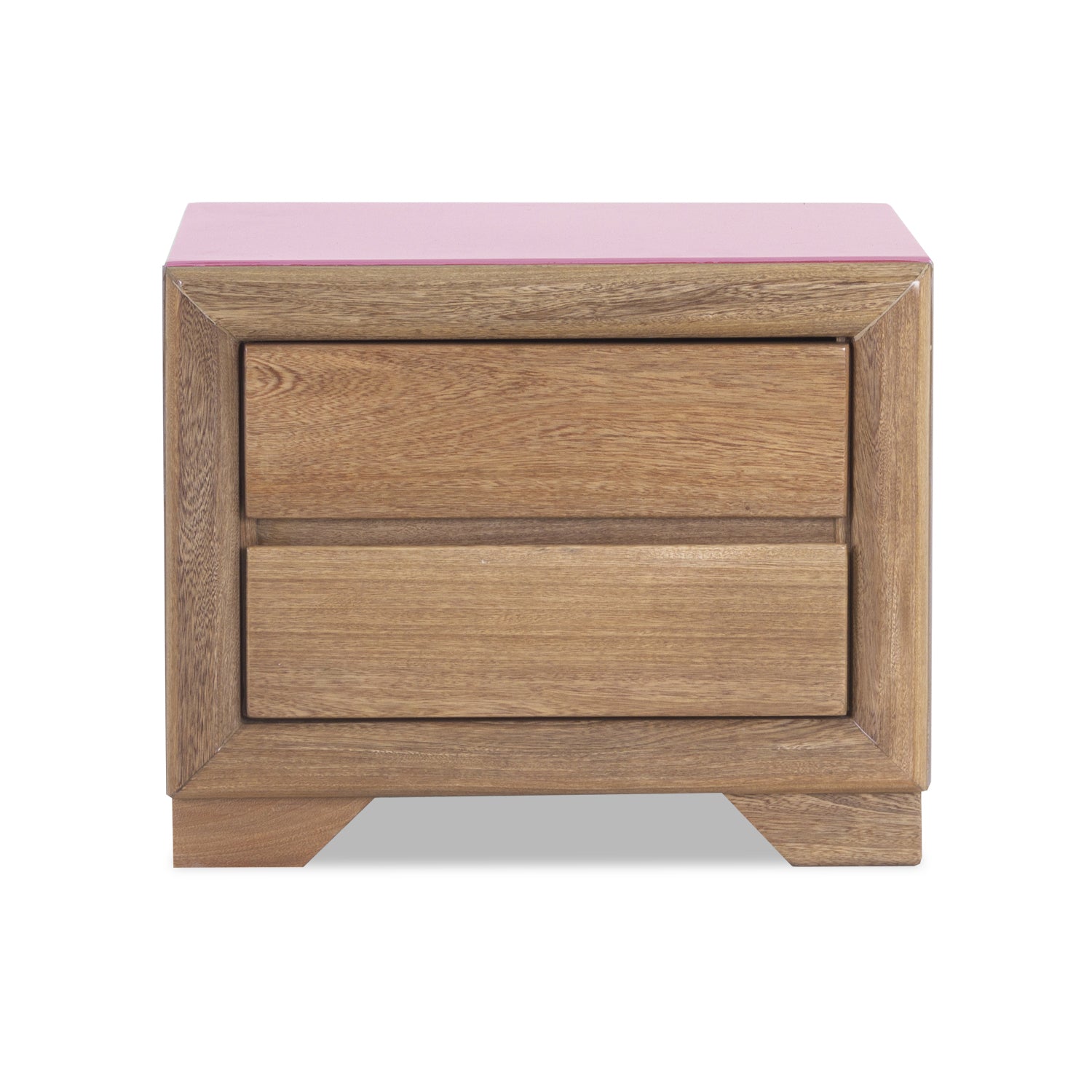 Mesa de Noche Marbella Juvenil Natural, Rosa