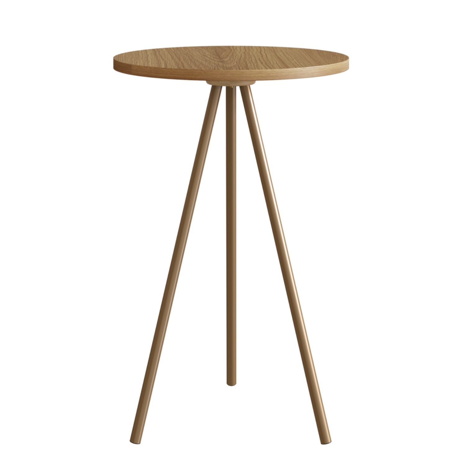 Mesa Auxiliar Lilo Natural, Dorado Medium