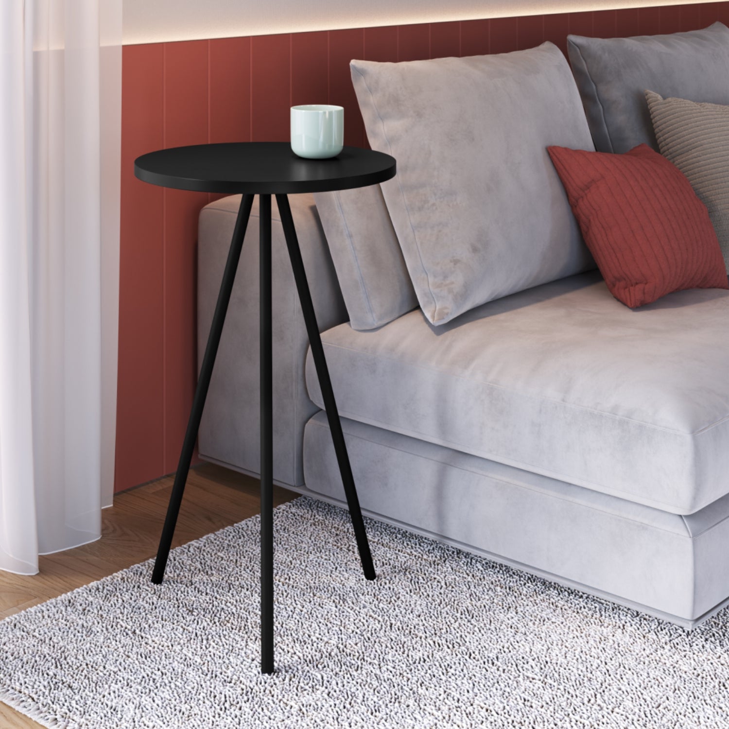 Mesa Auxiliar Lilo Negra Premium