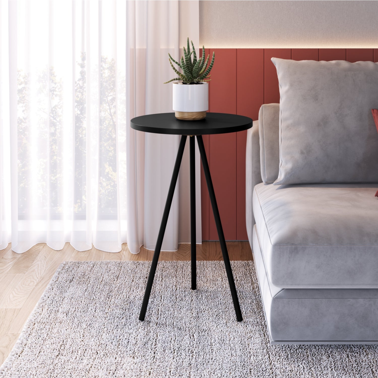 Mesa Auxiliar Lilo Negra Medium