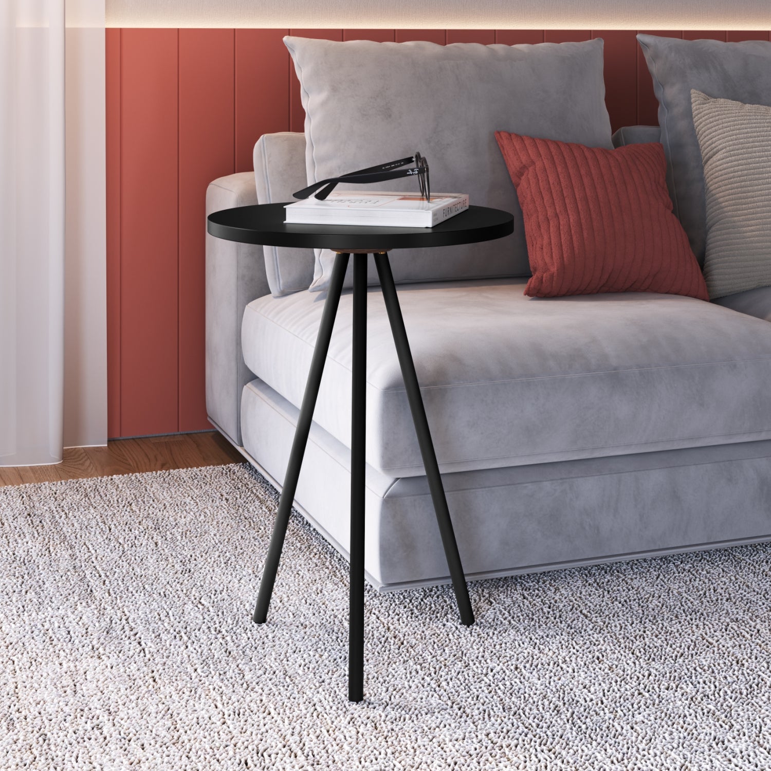 Mesa Auxiliar Lilo Negra