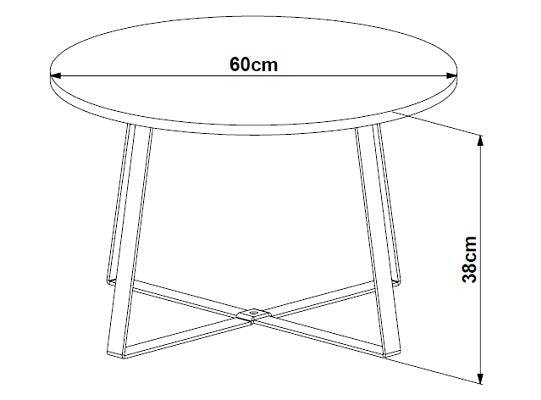 Mesa De Centro Lilo Negra