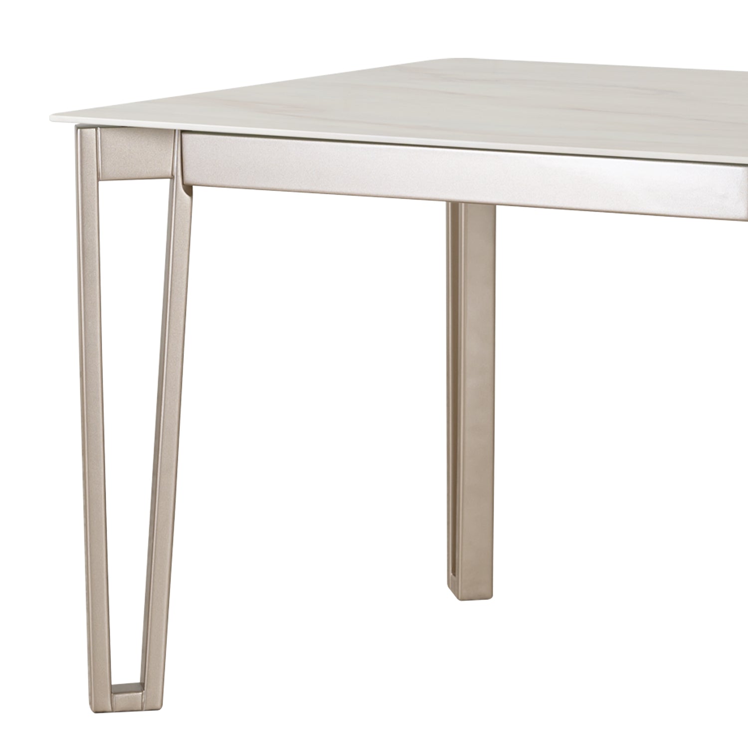 Mesa Comedor 4 Puetos Jeff Champaña