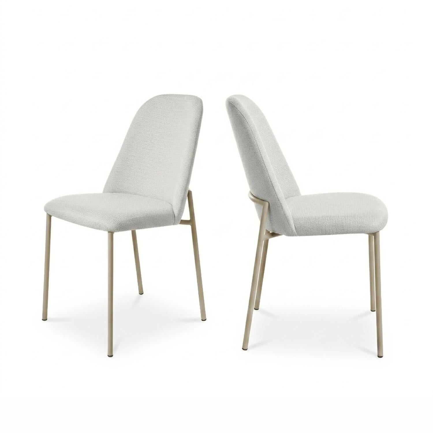 2 Sillas de Comedor Bell Beige