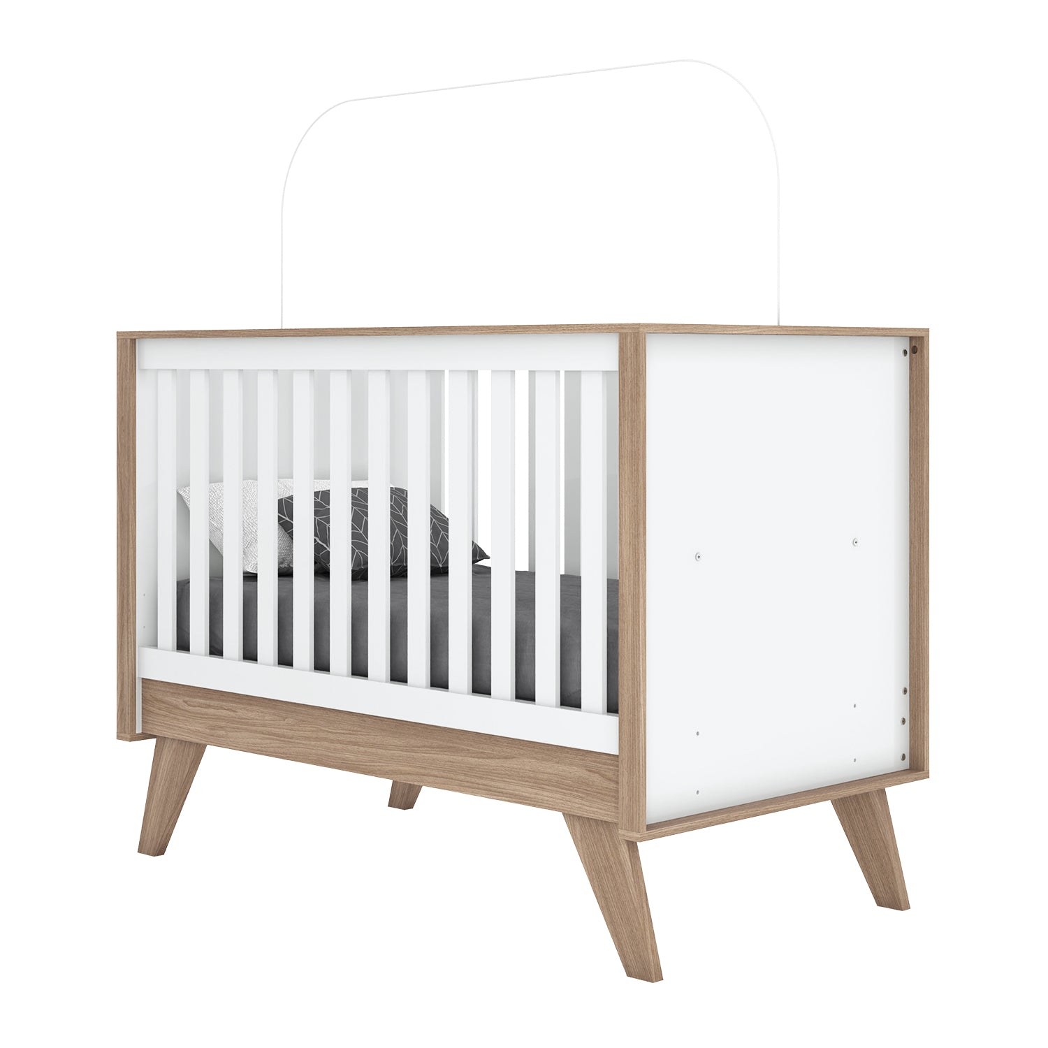 Cuna Para Bebé Buxy Blanco, Natural