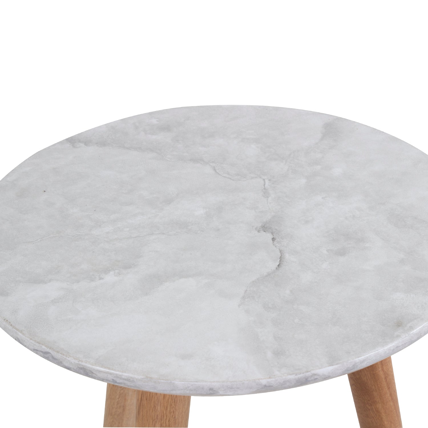 Mesa De Noche Cavani Natural, Marmolizado