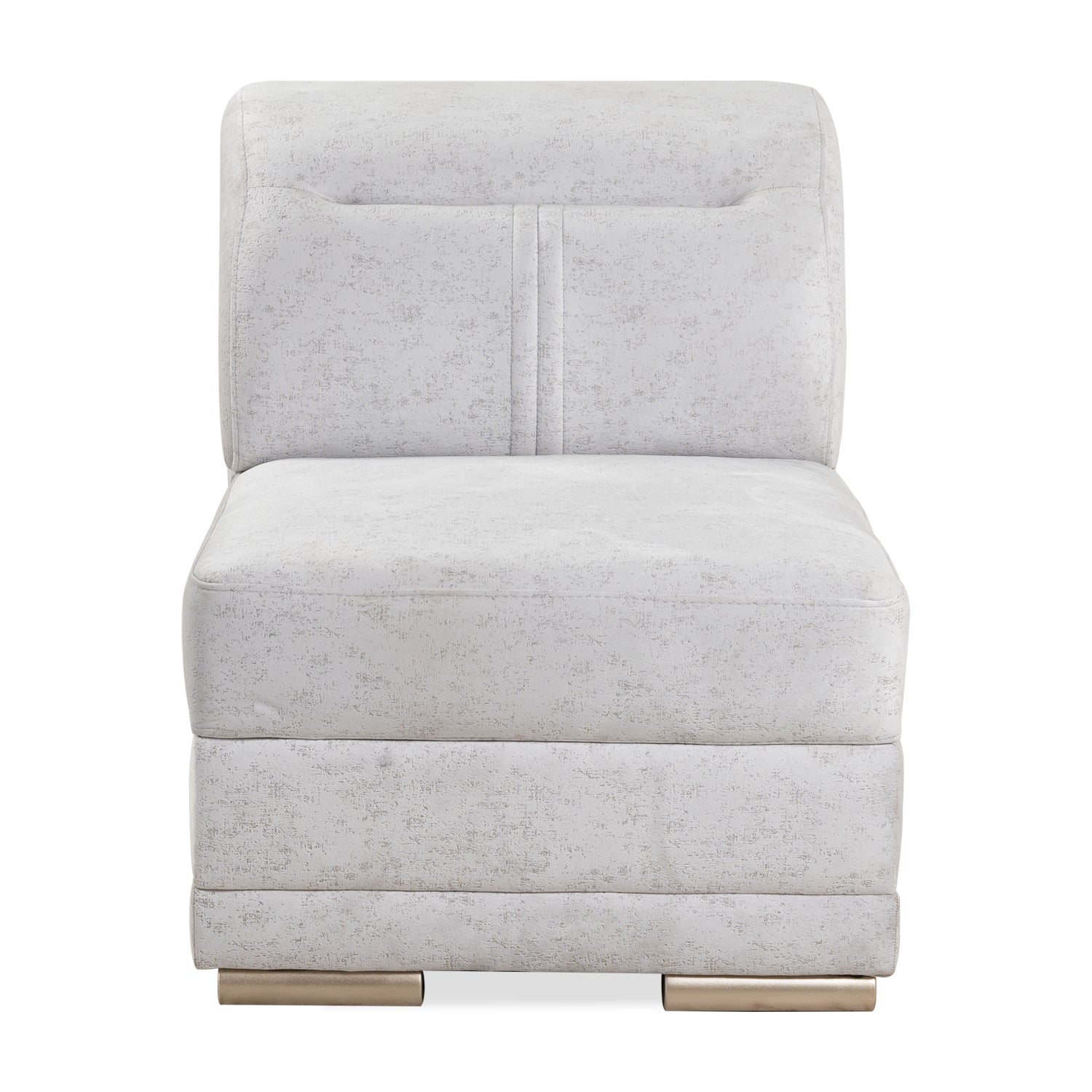 Poltrona Nizza Velvet Eleganza Plata, Champaña