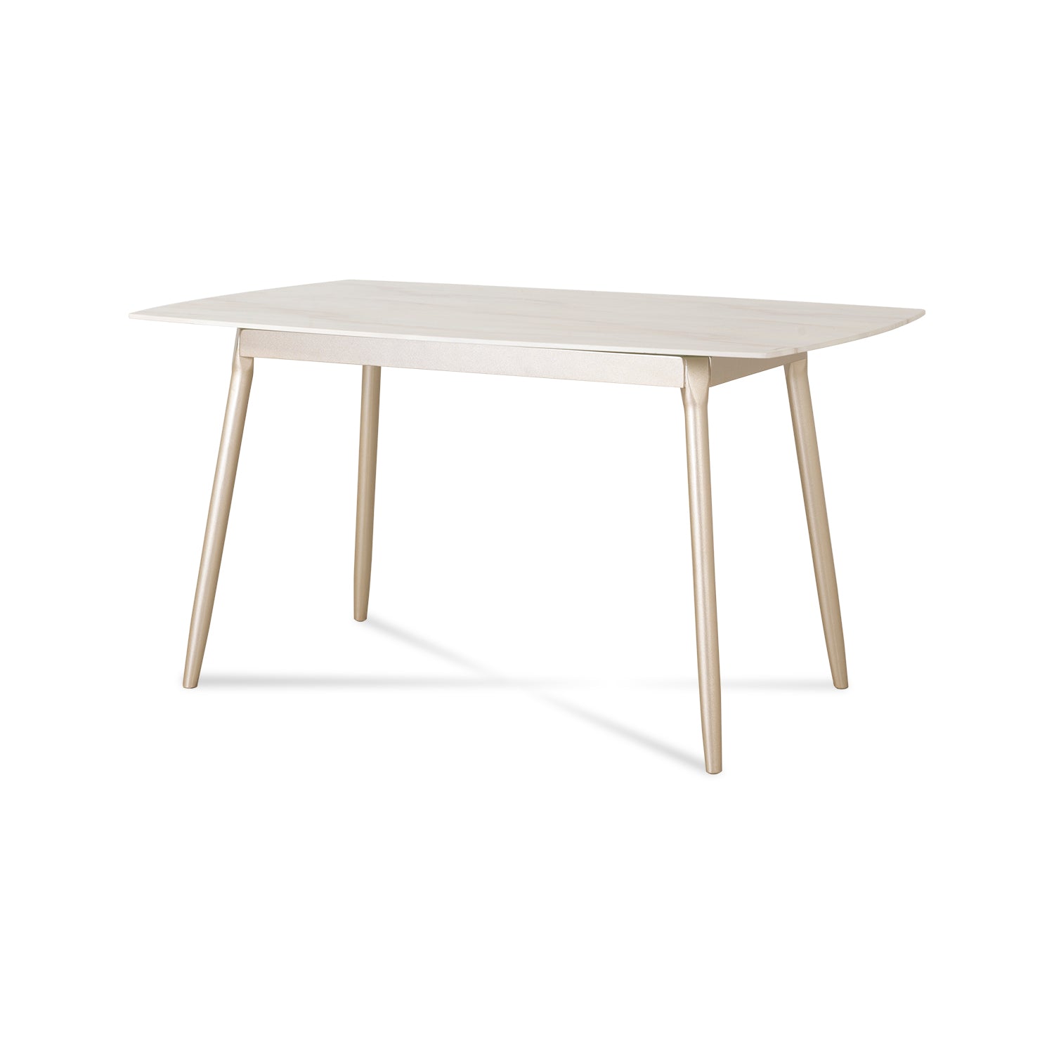 Mesa Comedor 6 Puestos Oslo Champaña Premium