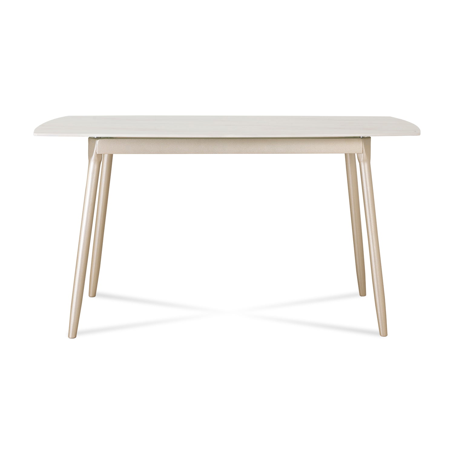Mesa Comedor 6 Puestos Oslo Champaña Premium