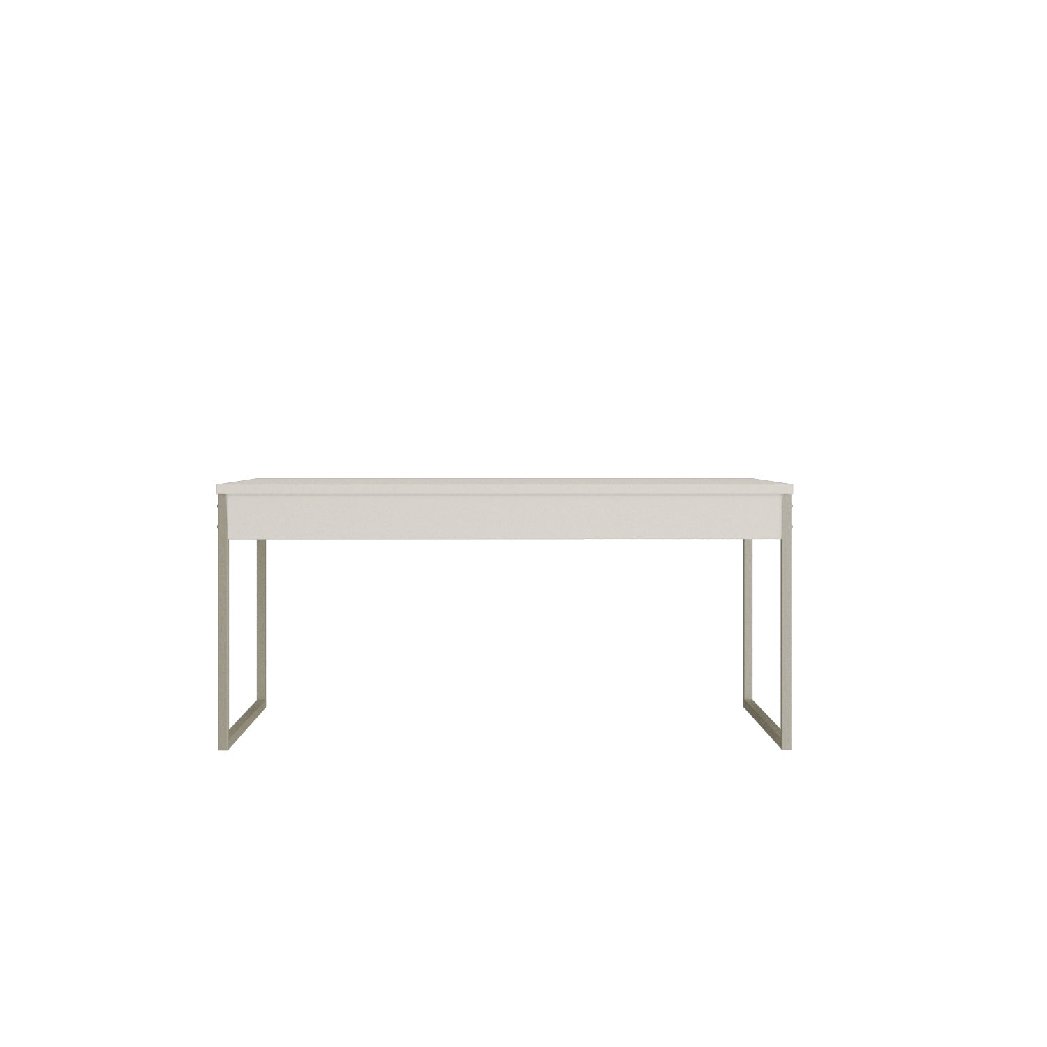 Mesa De Centro Jax Off White, Plata