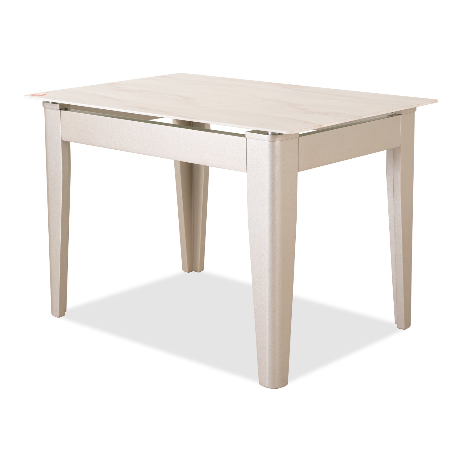 Mesa Comedor 4 Puestos Marsella Marmol, Champaña