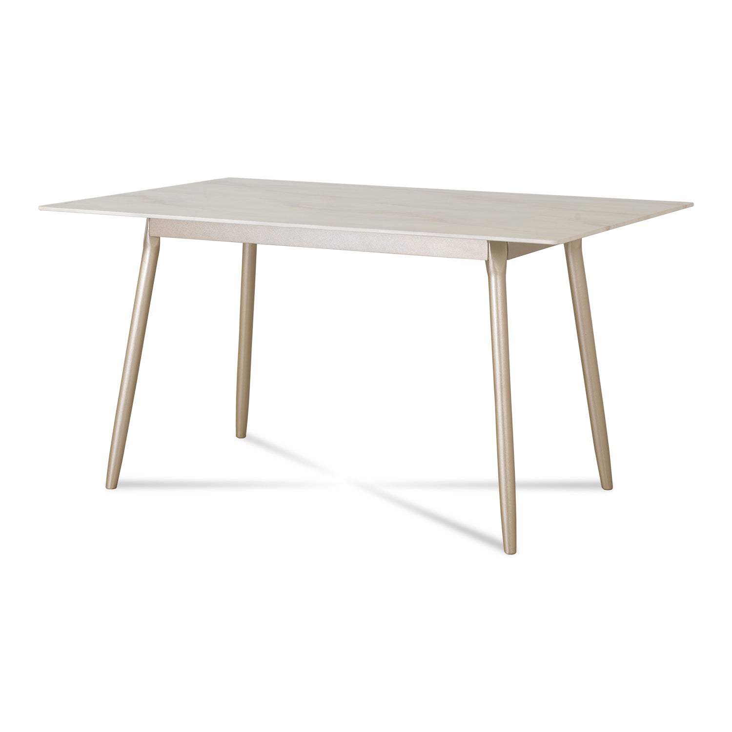 Mesa Comedor 6 Puestos Oslo Champaña