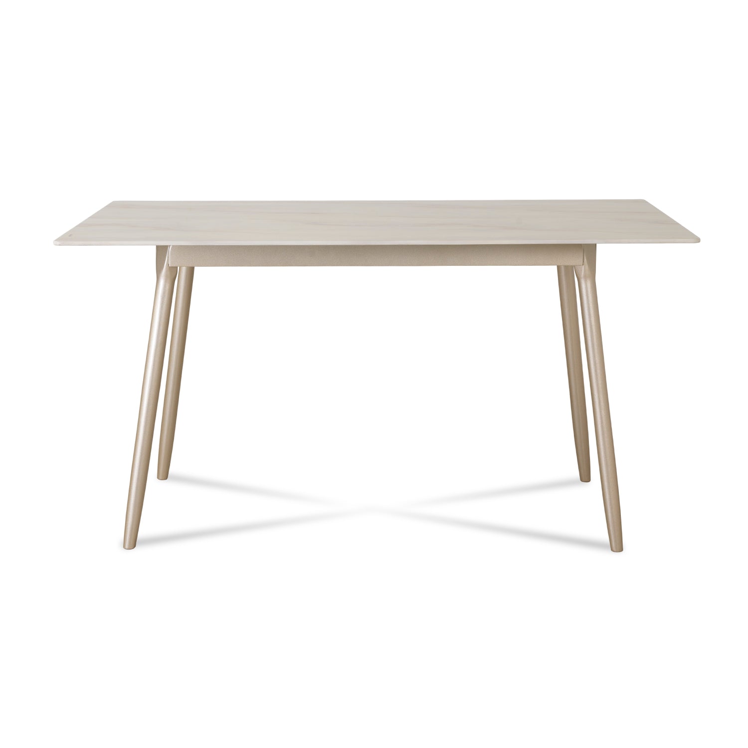 Mesa Comedor 6 Puestos Oslo Champaña