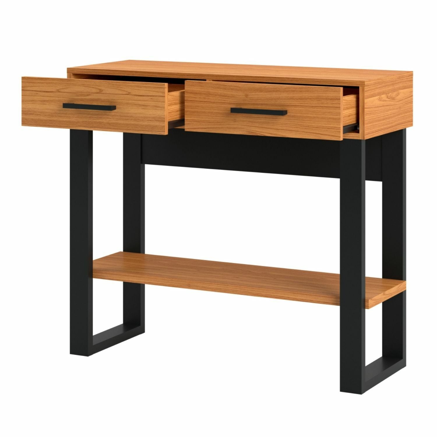 Consola Cox Natural, Negro