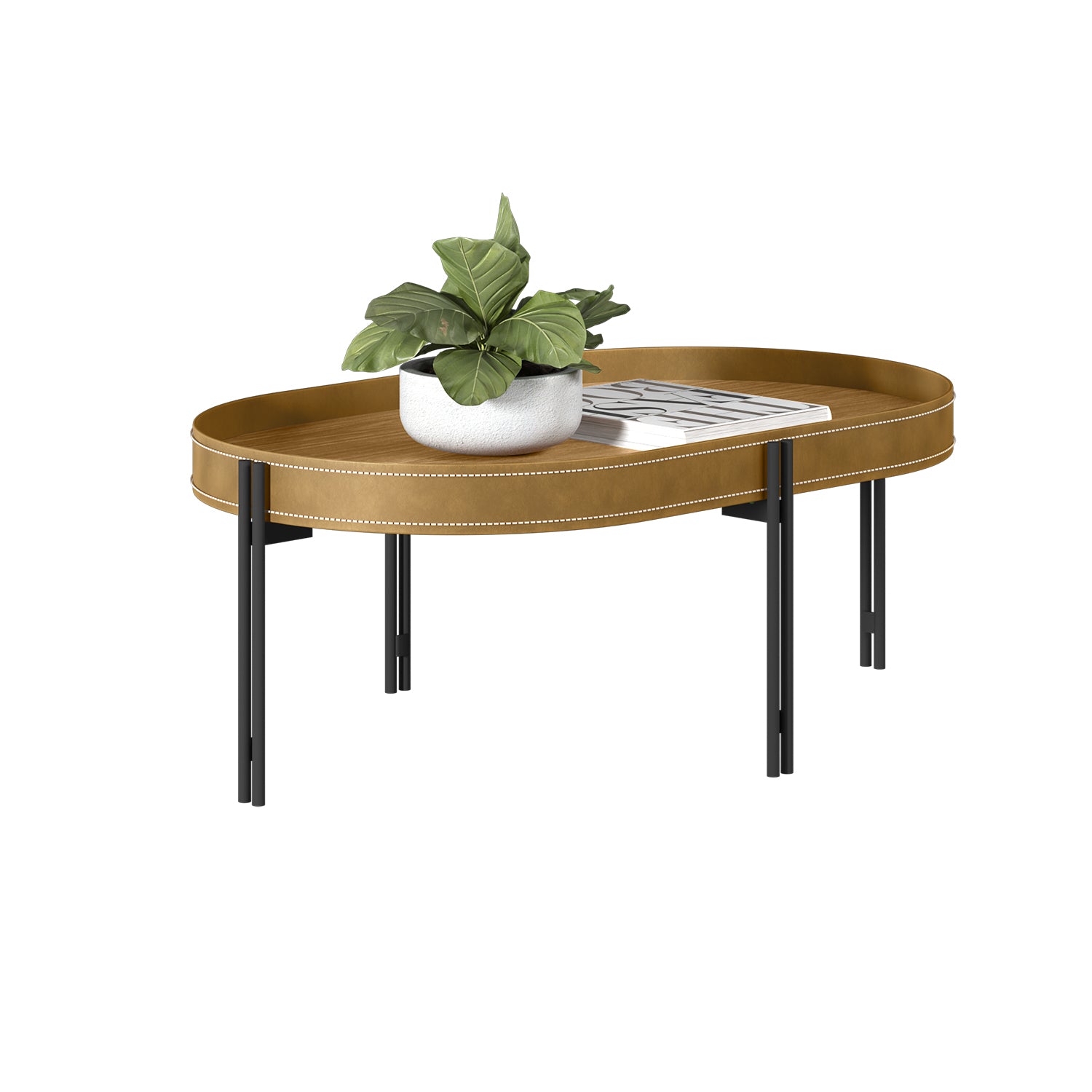 Mesa De Centro Liam Eurocuero Café