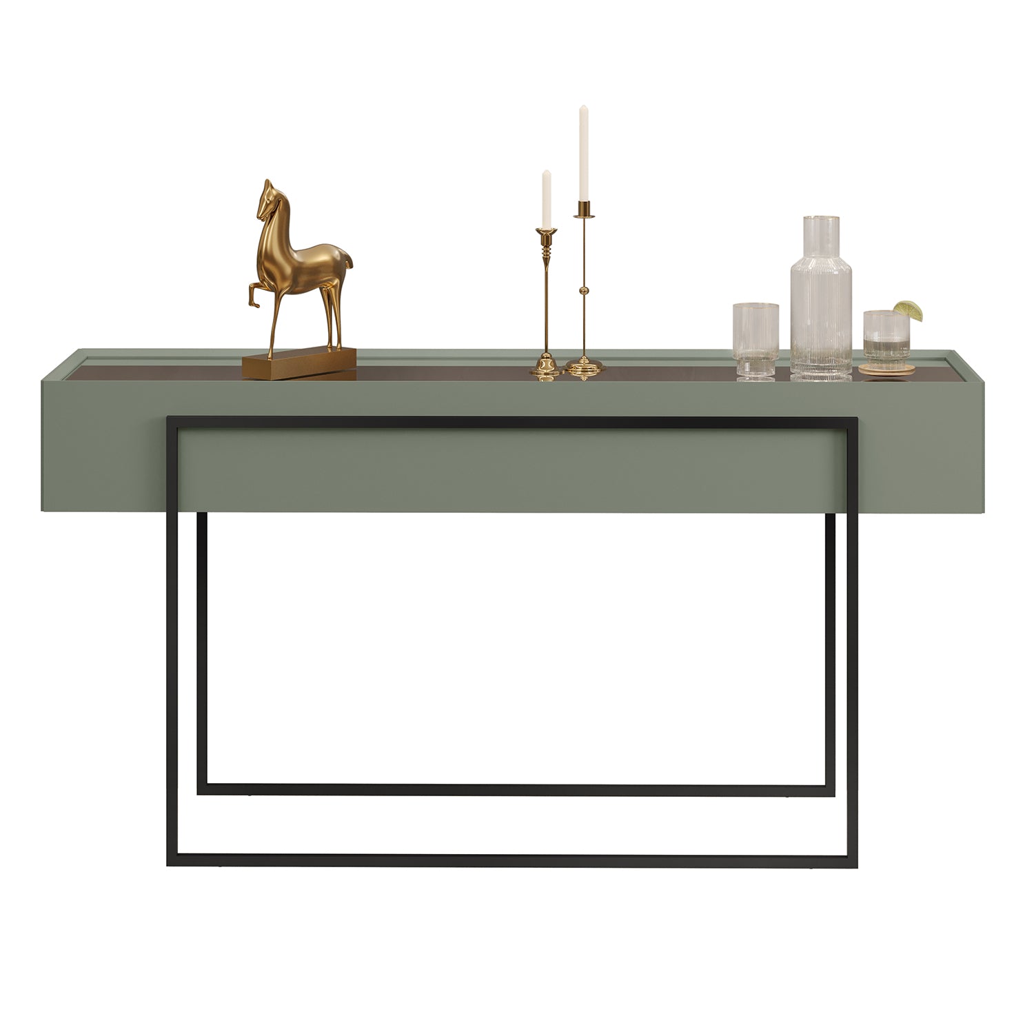 Consola Loft Olivo, Negro