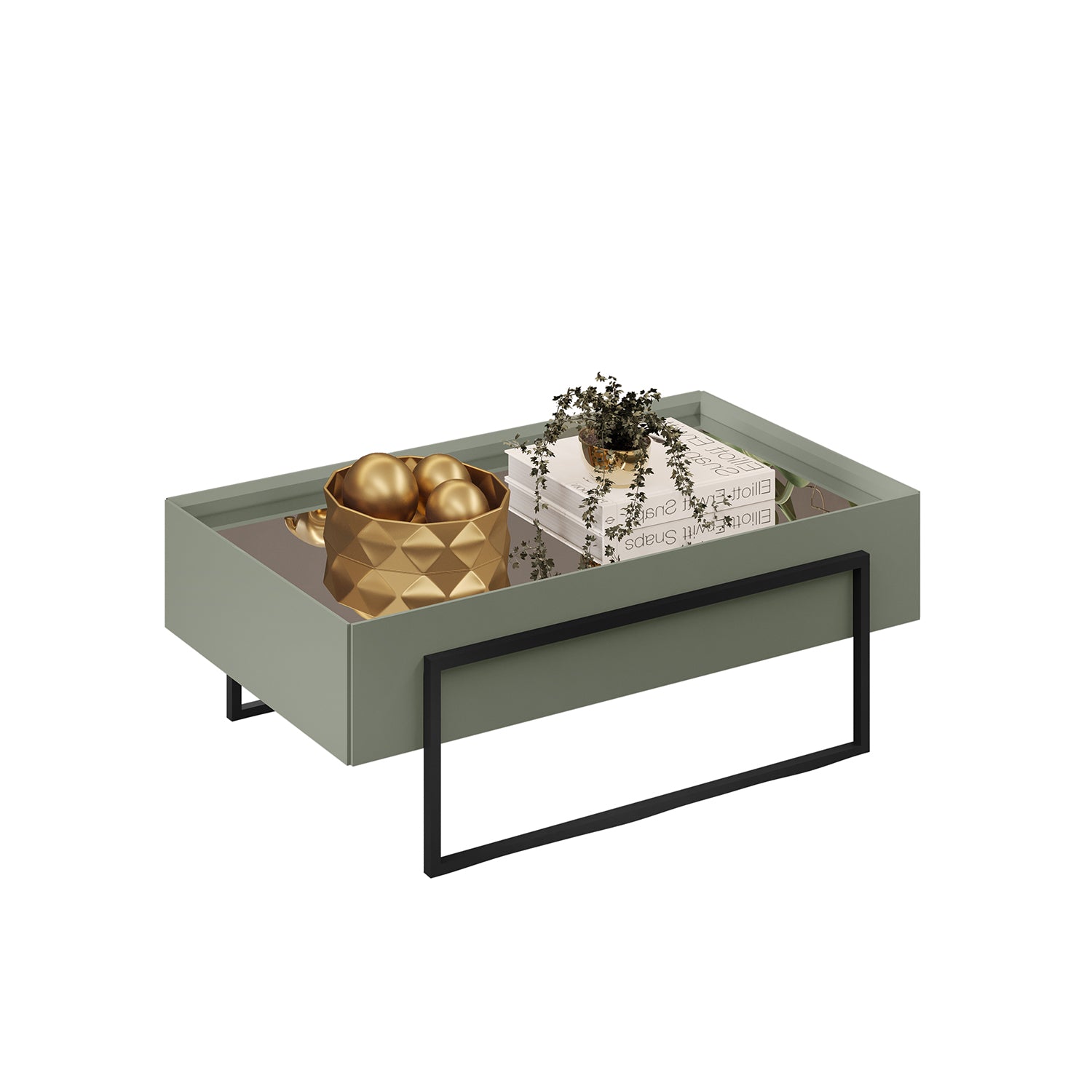 Mesa De Centro Loft Olivo, Negro