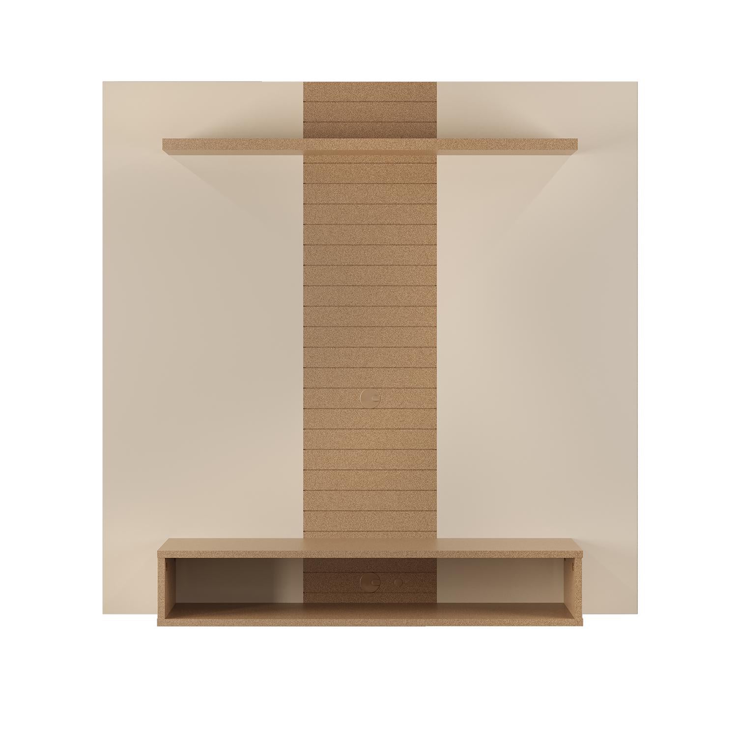 Panel de Tv Nixi Blanco Perla, Champaña 120X120