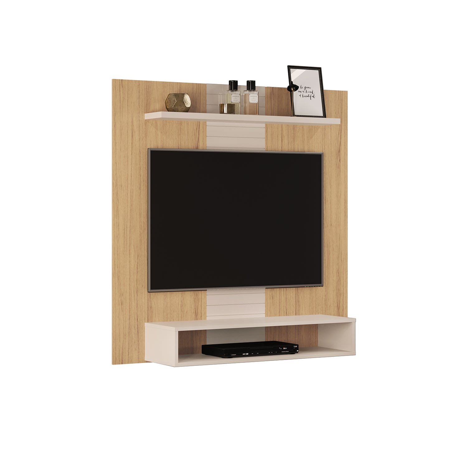 Panel de Tv Nixi Natural, Off White 120X120