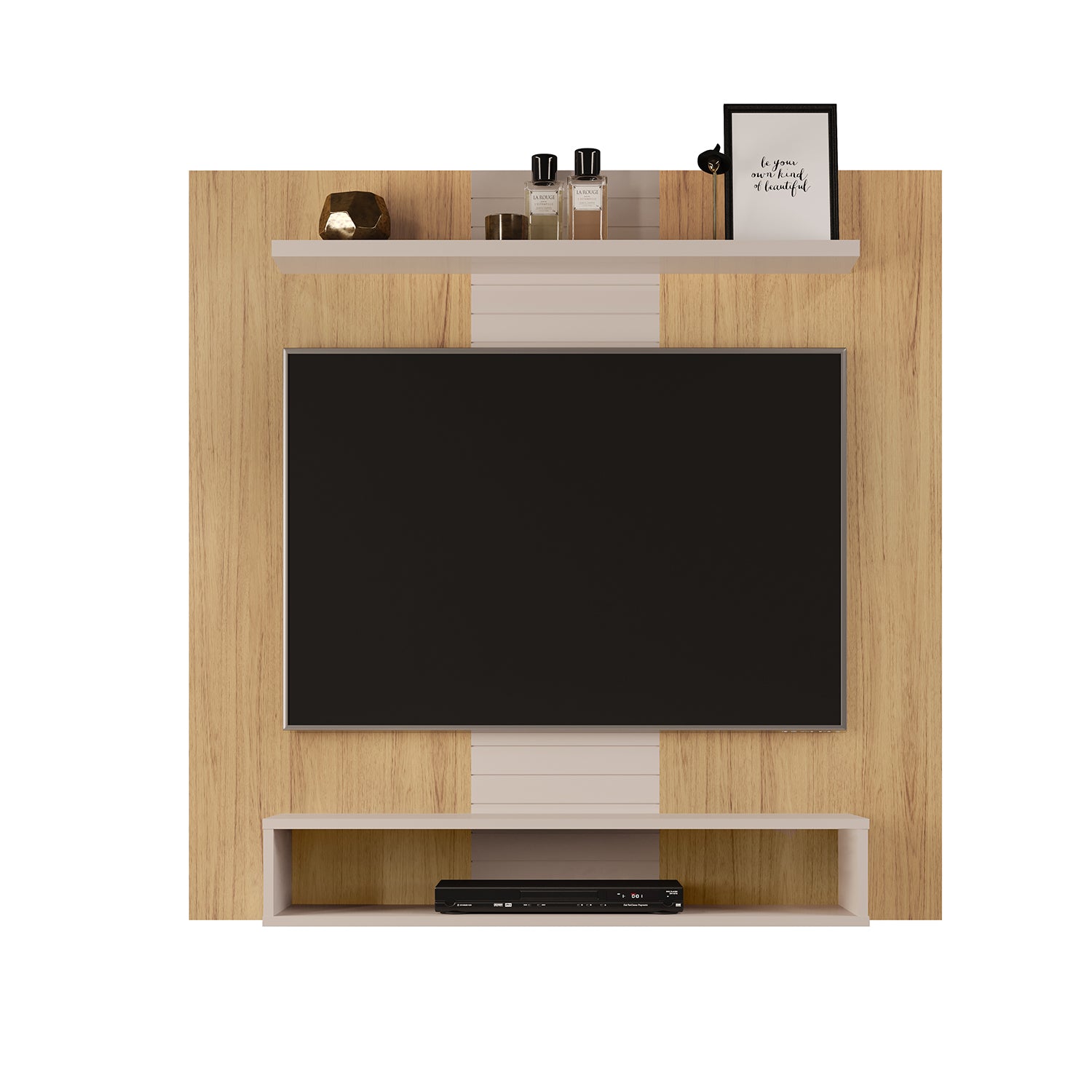 Panel de Tv Nixi Natural, Off White 120X120