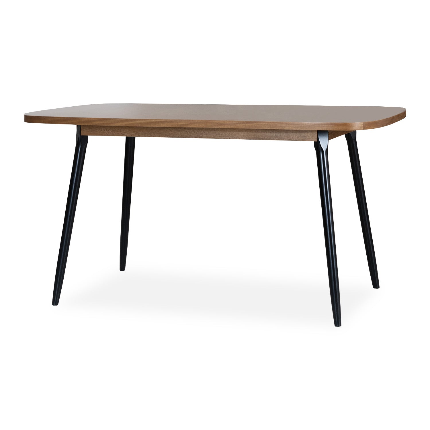 Mesa Comedor 6 Puestos Alina Natural, Negro