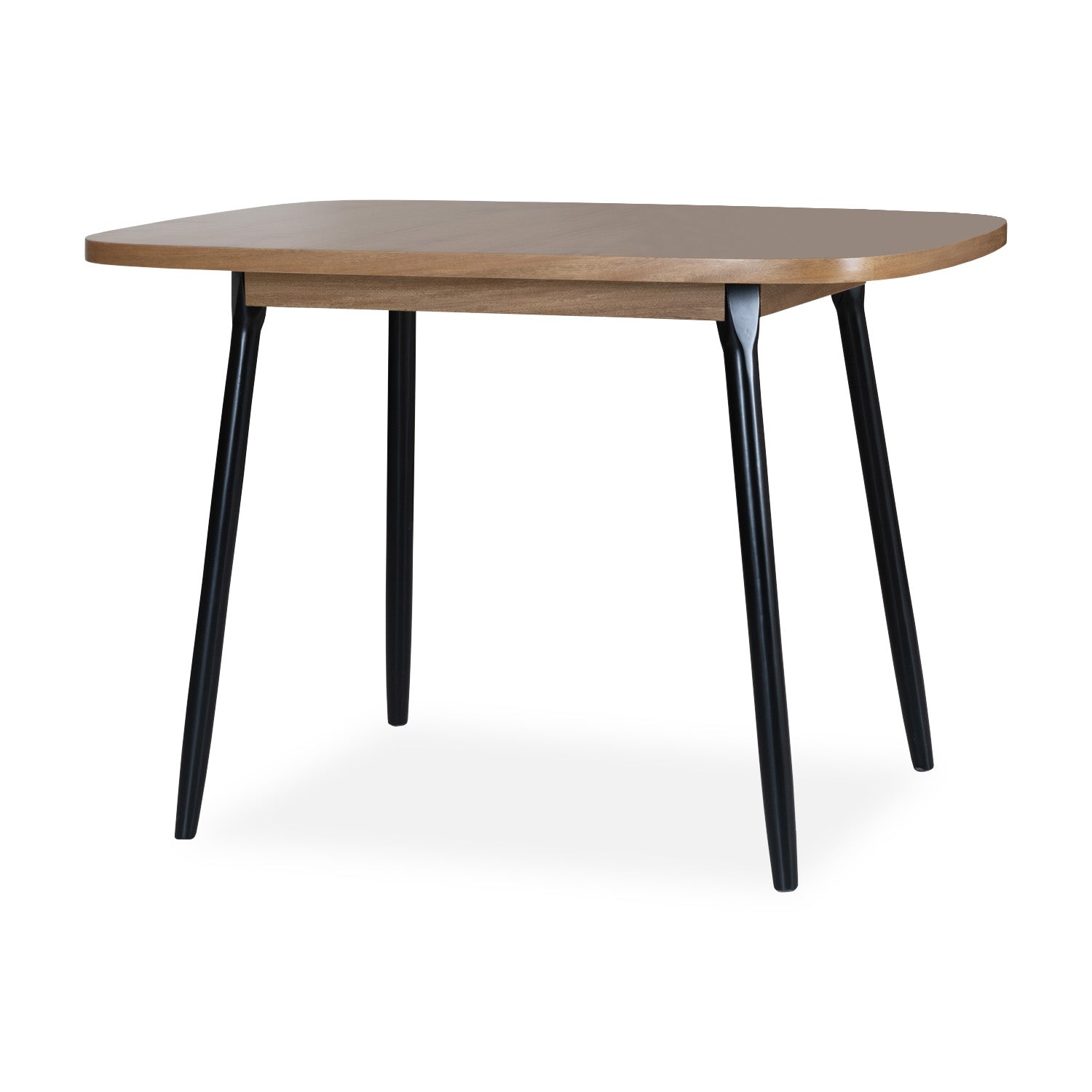 Mesa Comedor 4 Puestos Alina Natural, Negro