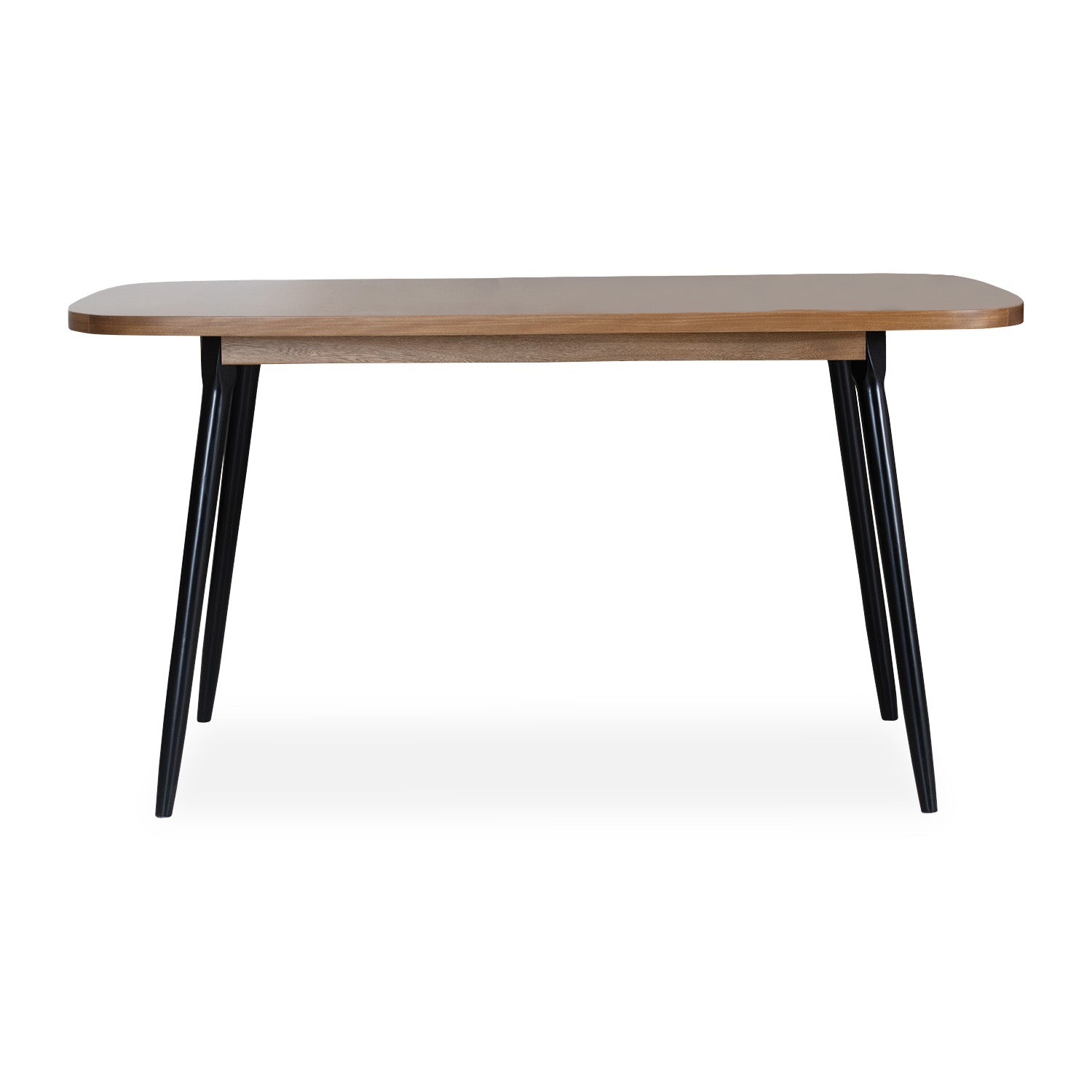 Mesa Comedor 6 Puestos Alina Natural, Negro