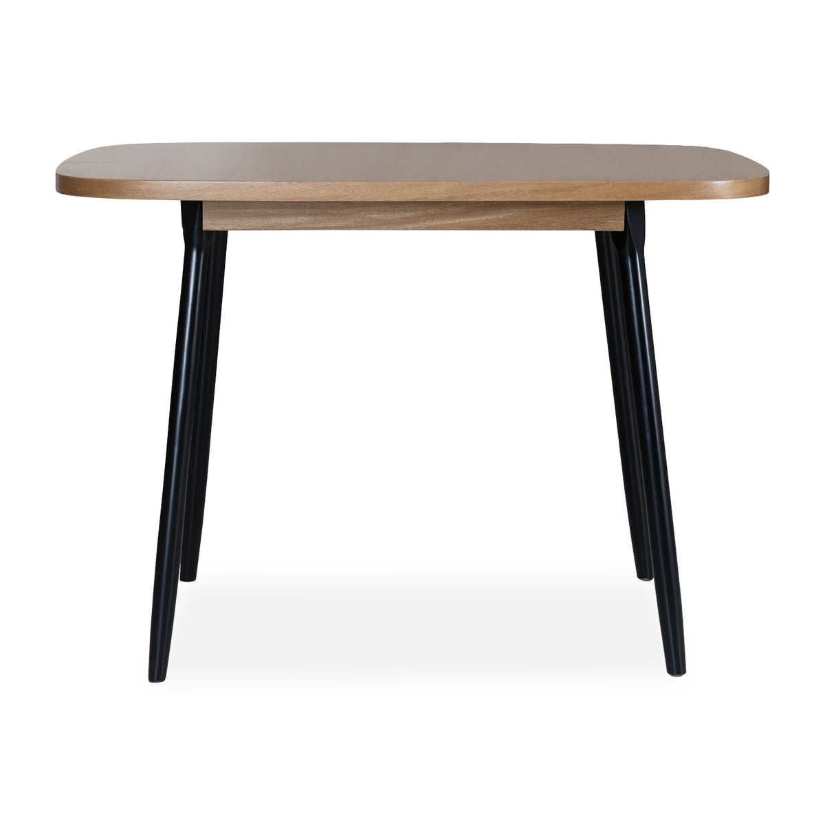 Mesa Comedor 4 Puestos Alina Natural, Negro