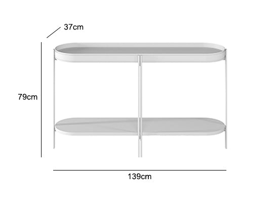 Consola Liam Eurocuero Off White