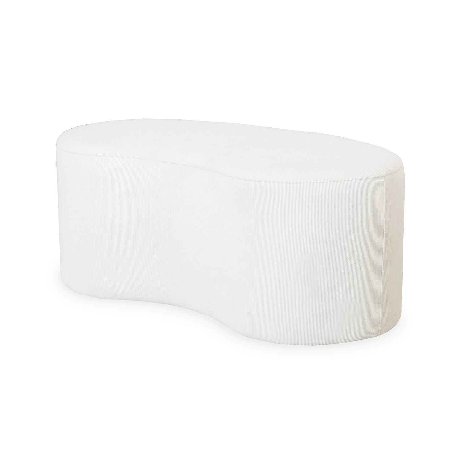 Puff Edna Microfibra Nhilo Sand, Champaña