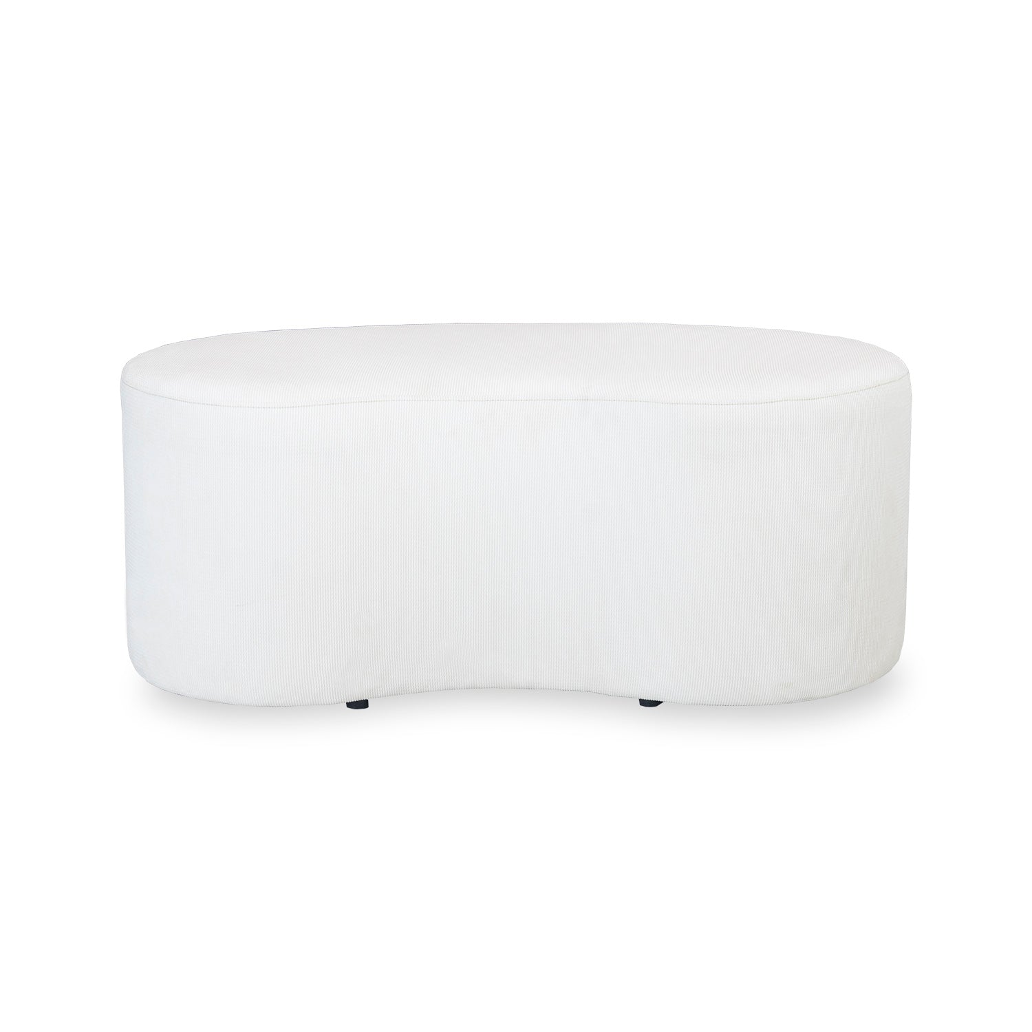Puff Edna Microfibra Nhilo Sand, Champaña