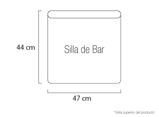 Silla Para Barra Versalles Eurolino Fiore Perla Champaña