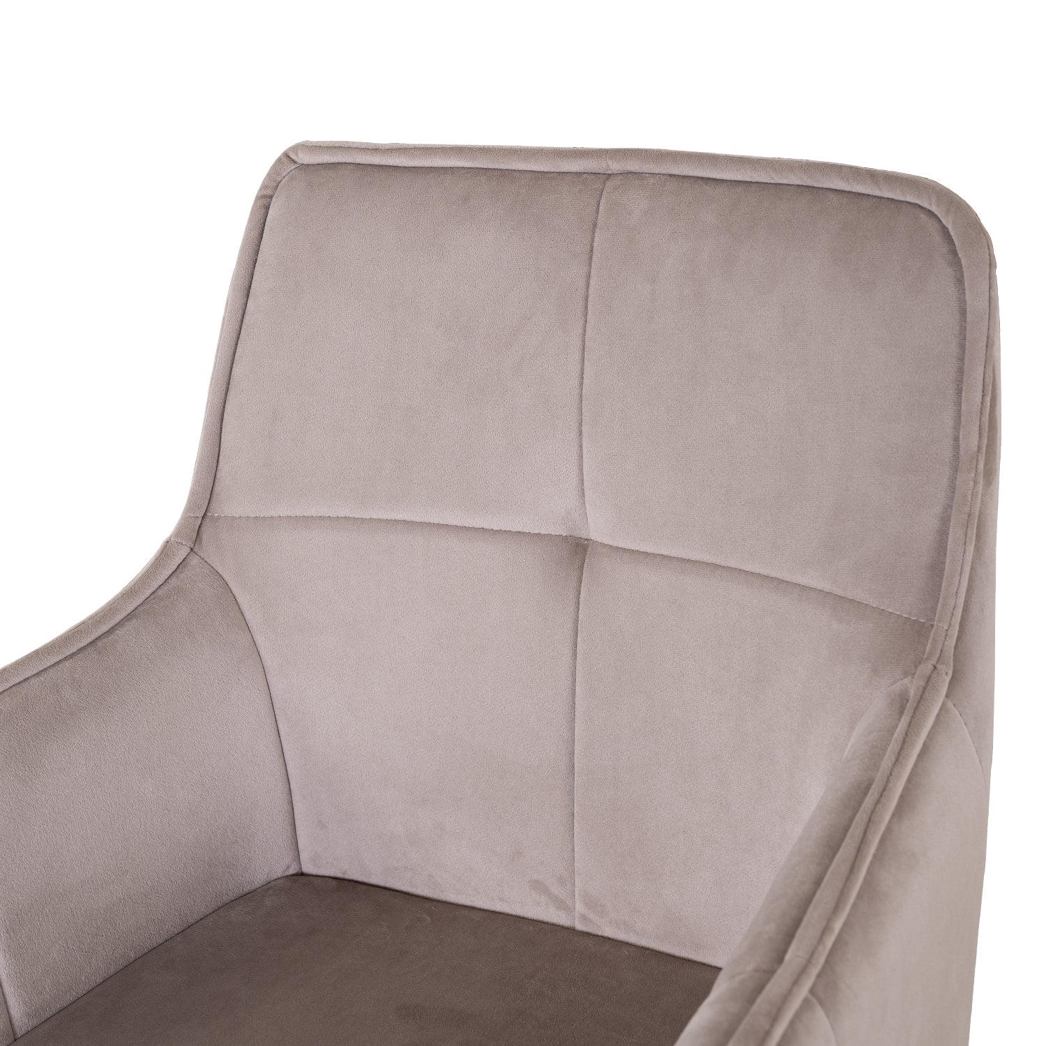 Silla De Comedor Kyoto Velvet Taupe, Negro