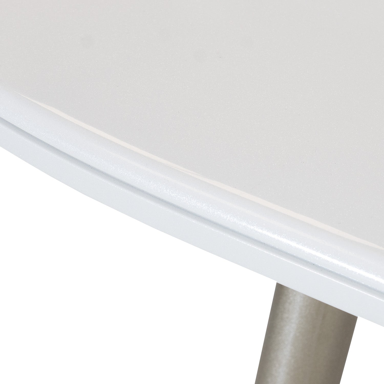 Comedor 4 Puestos Alina Velvet Almond Blanco Perla, Champaña