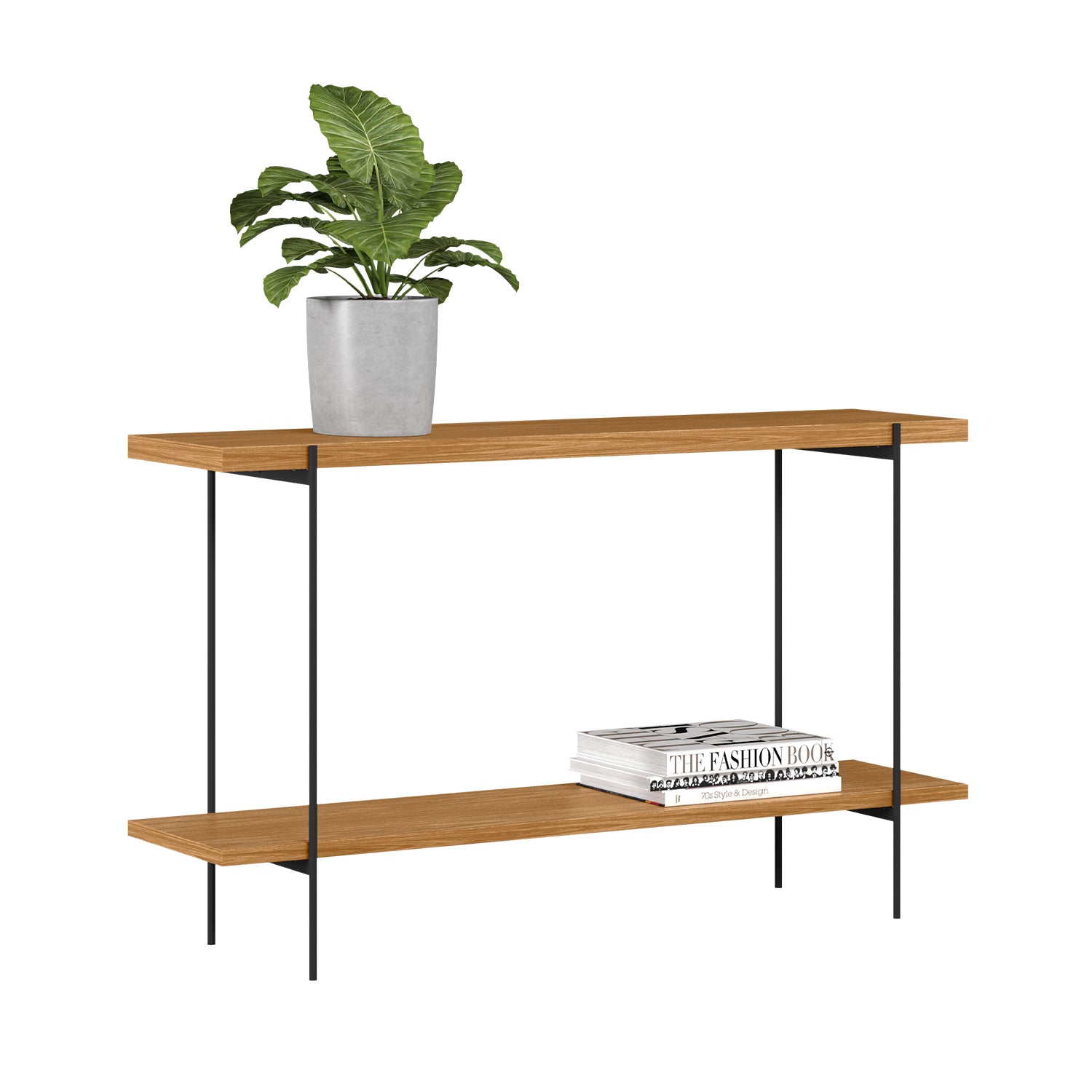 Consola Ash Natural, Negro