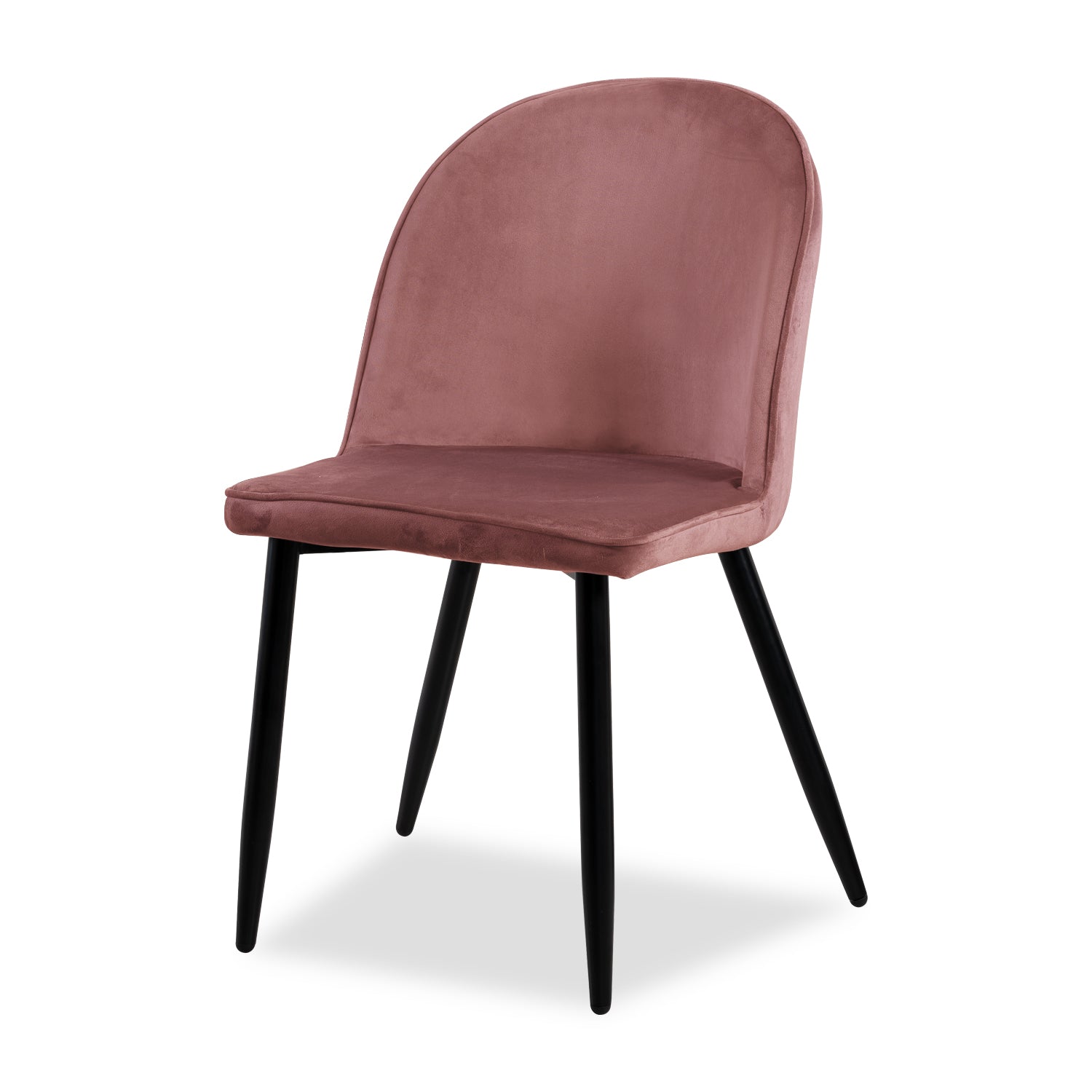 Silla De Comedor Mia Velvet Coral