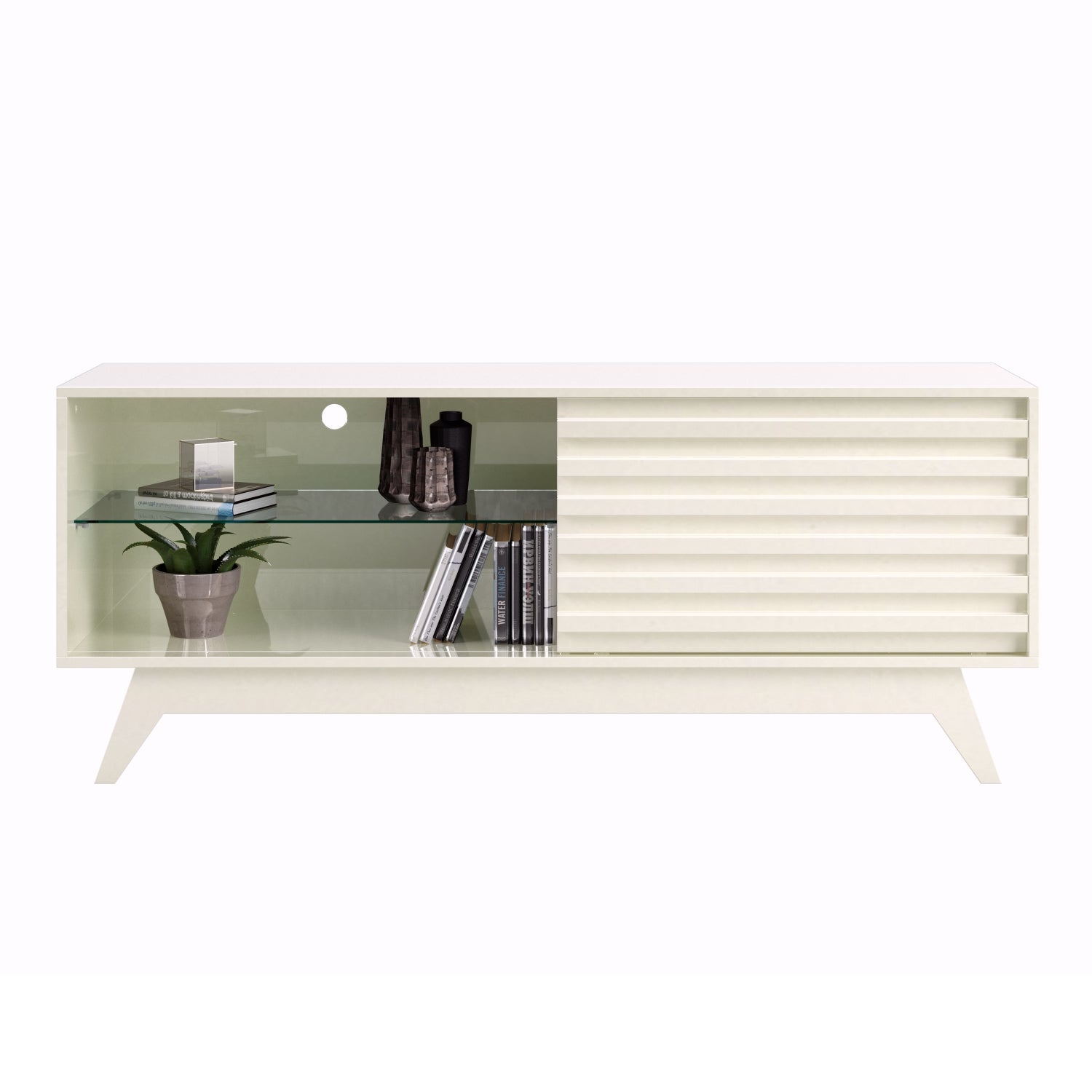 Mesa De Tv Deck Off White 140X57