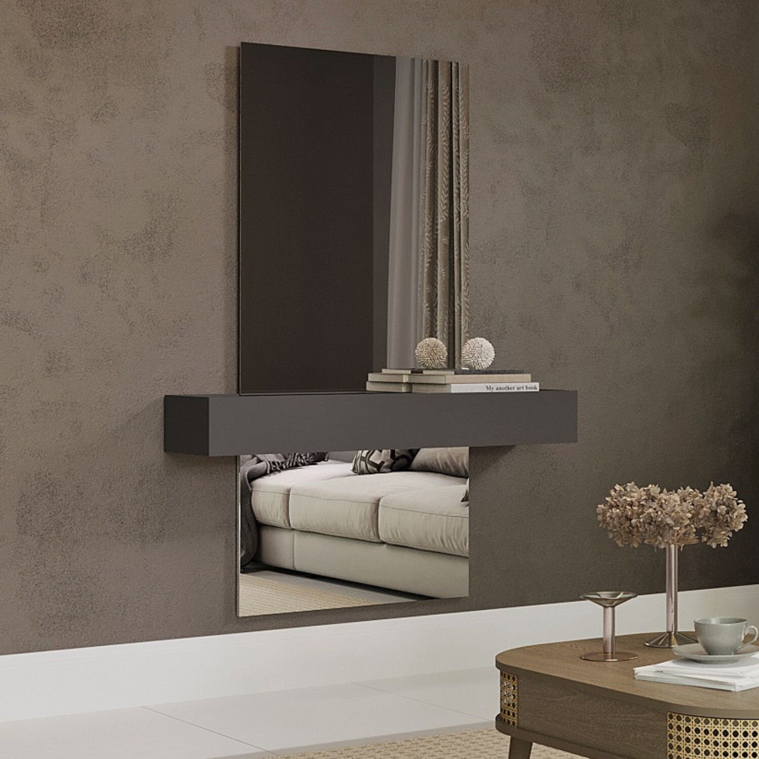 Espejo Lux Gris