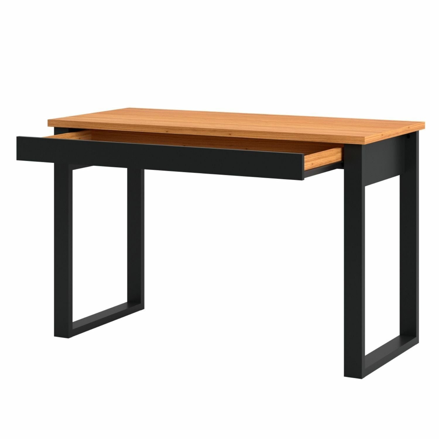 Escritorio Cox Natural, Negro