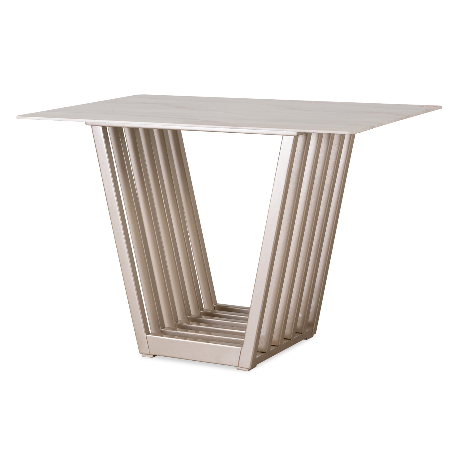 Mesa Comedor 4 Puestos Veles Champaña