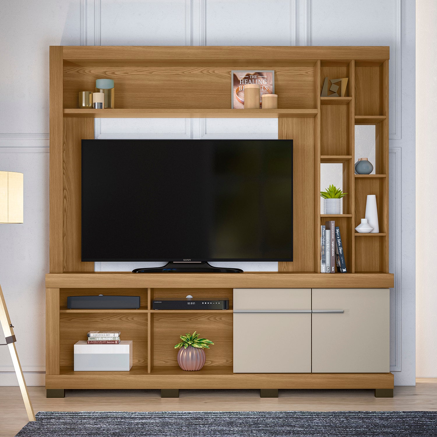 Centro de Entretenimiento Domus Natural, Off White 200X205X37