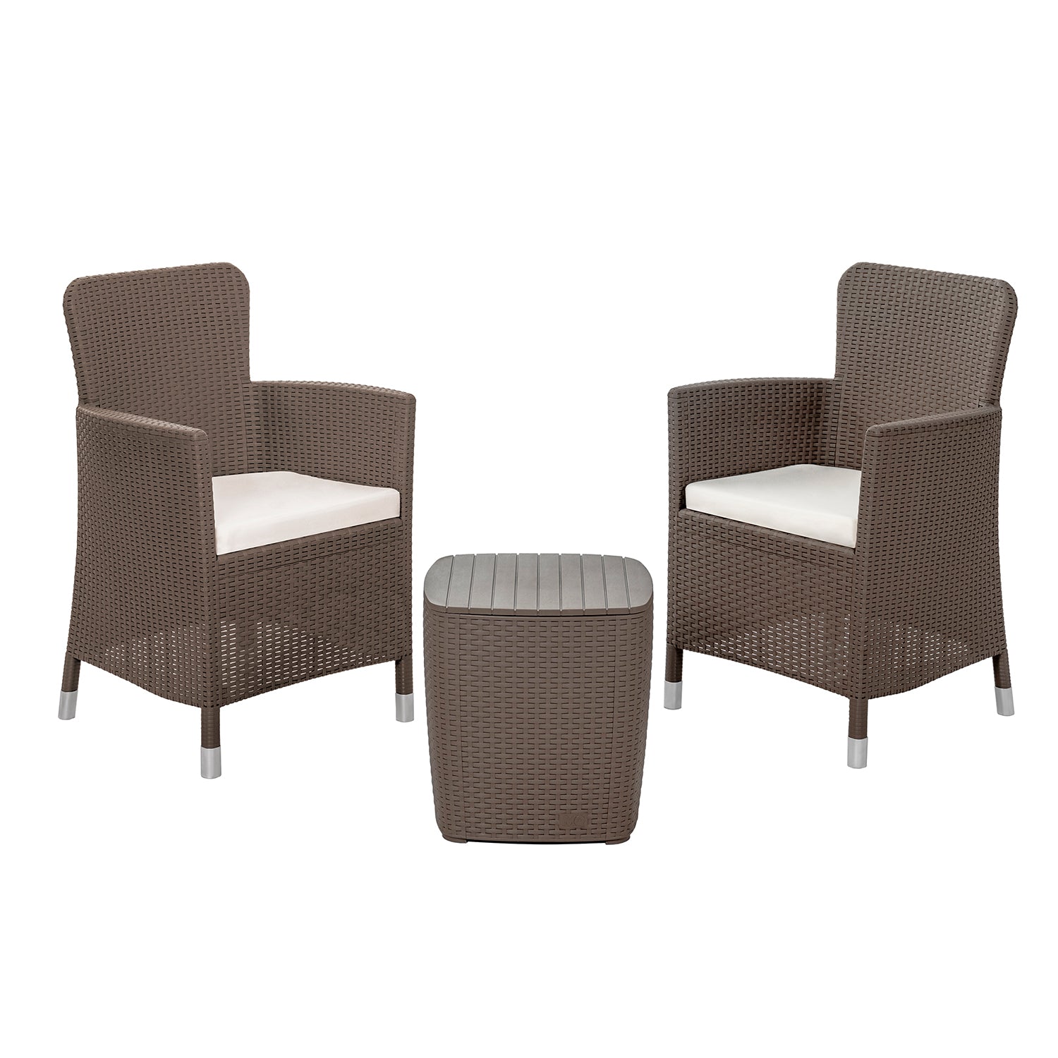 Juego Sala Set X3 Exterior Estar Capri Mocca
