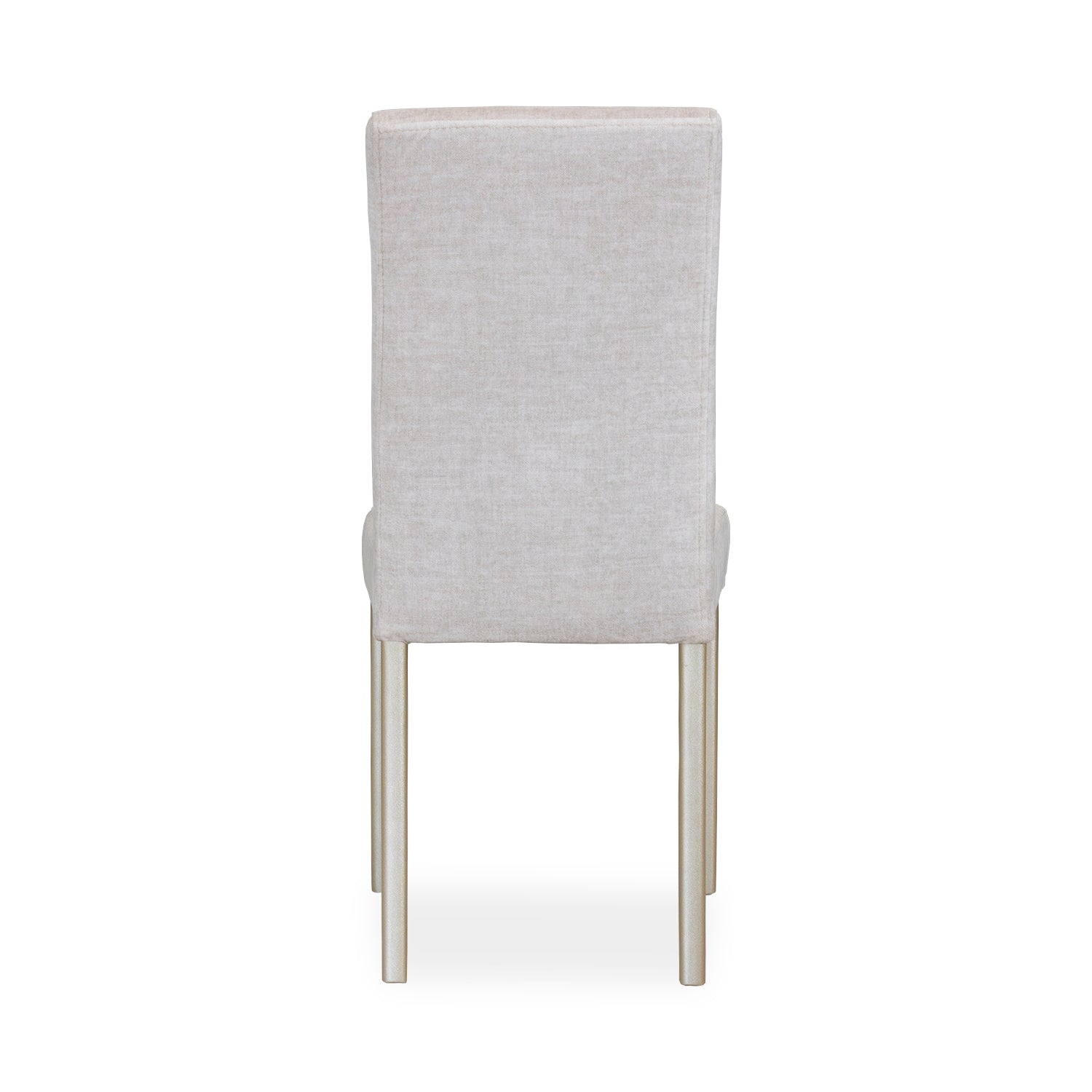 Comedor 4 Puestos Line Velvet Azafran Crudo, Champaña Premium