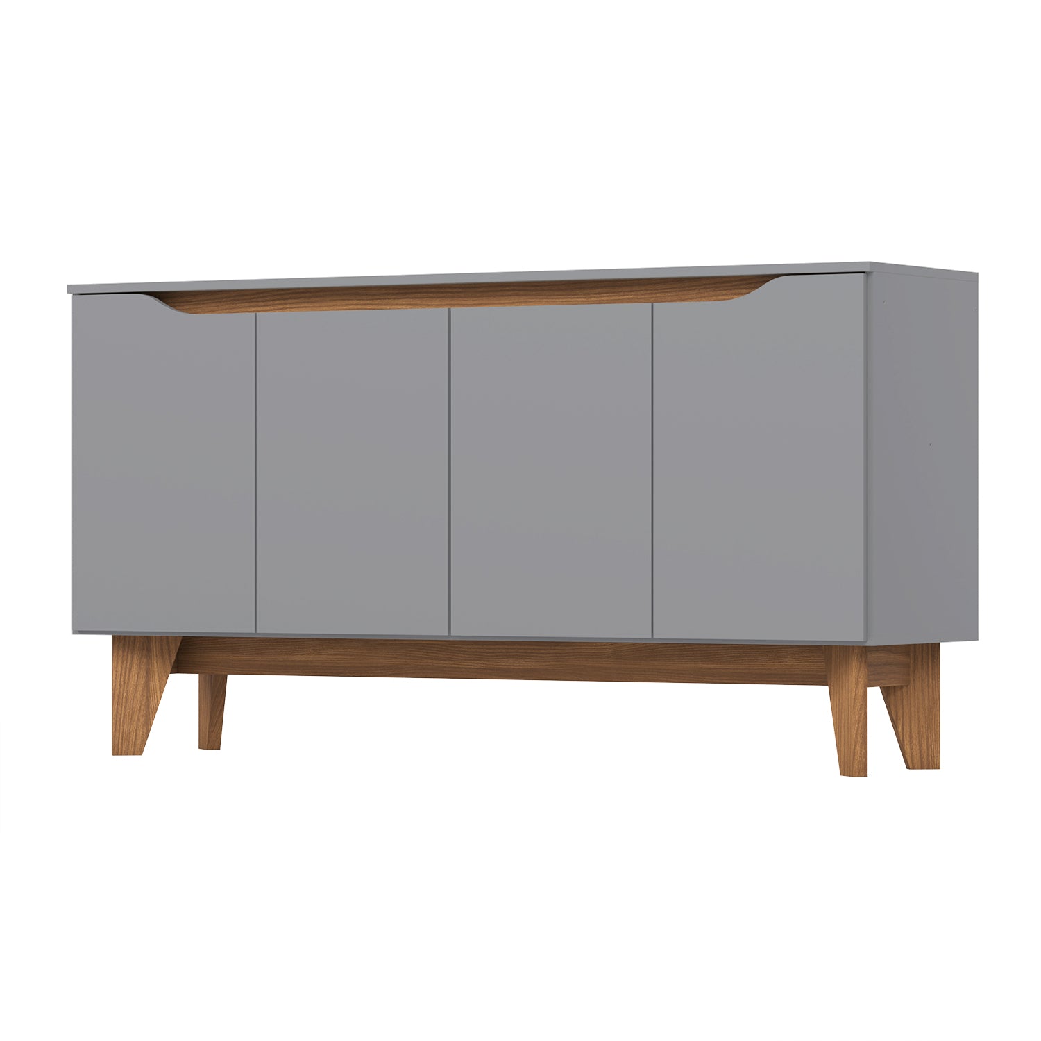 Bifé Hannah Natural,Gris Premium