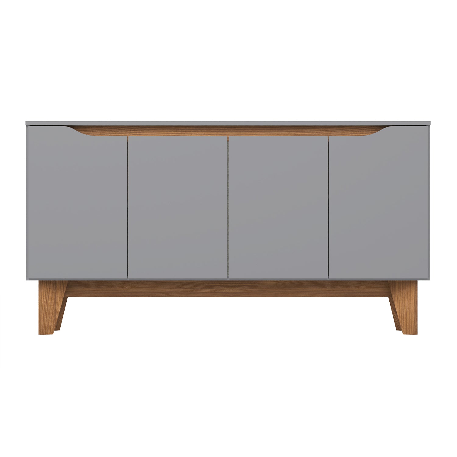 Bifé Hannah Natural,Gris Premium
